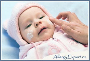Гормональный крем от аллергии для детей
