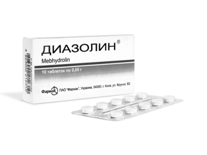 Диазолин инструкция по применению таблетки взрослым