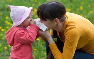 От аллергии детям до 1 года