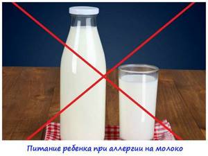 Аллергия у грудничка на молочные продукты